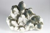 Multi-Colored, Stepped Fluorite on Milky Quartz - Inner Mongolia #179966-4